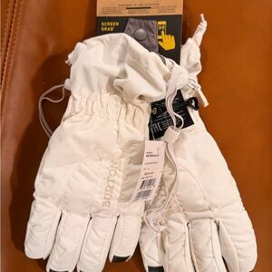 Burton Stout White Snow Gloves